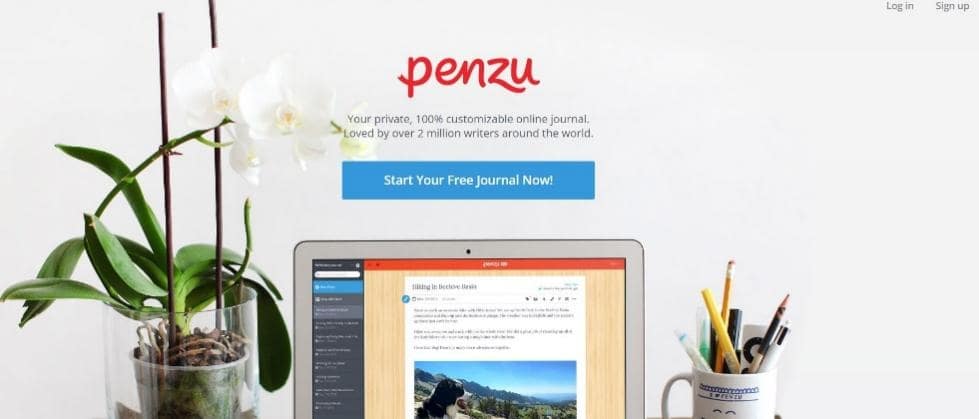 Penzu Interface