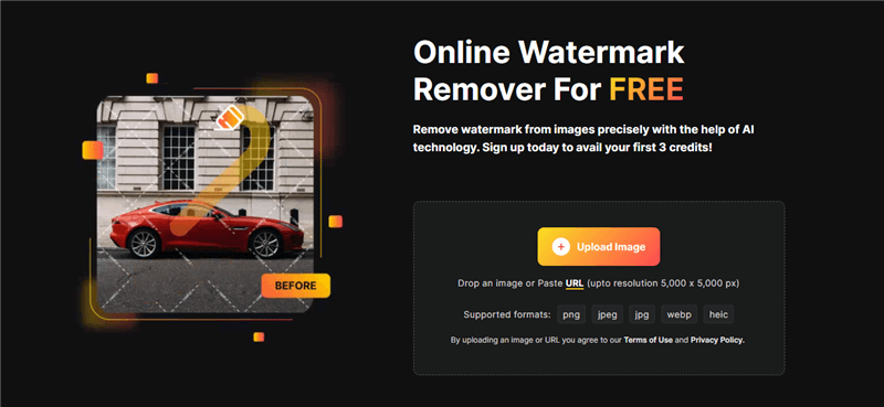 Photo Watermark Remover App - WatermarkRemover.io