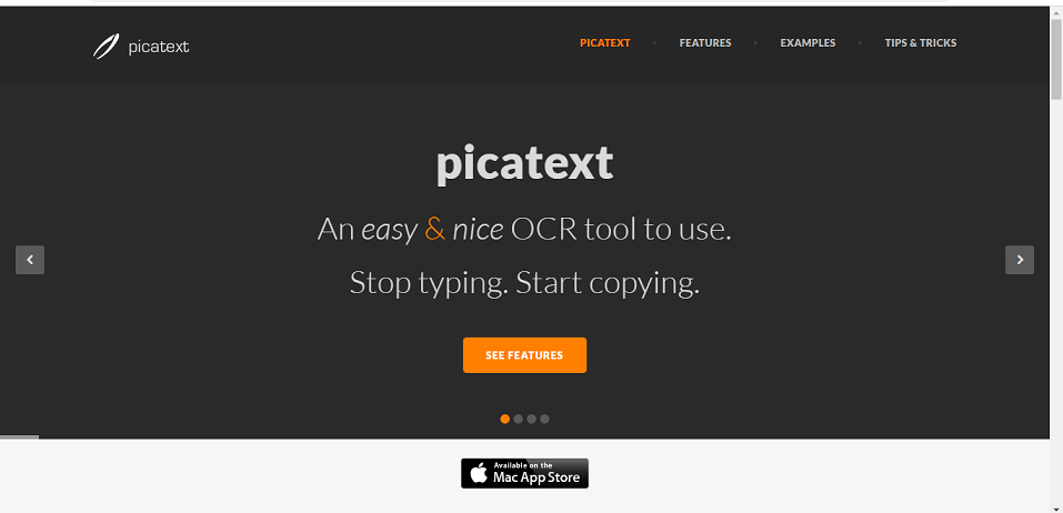 Picatext Interface