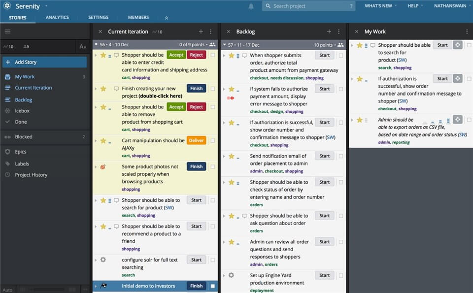 PivotalTrack Overview