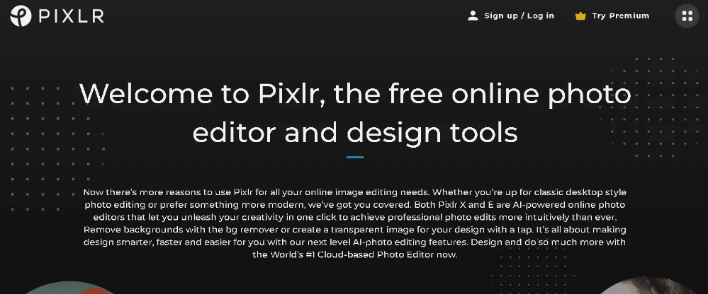Pixlr Official Website 