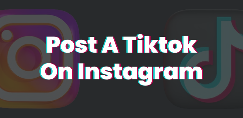 Post a TikTok on Instagram