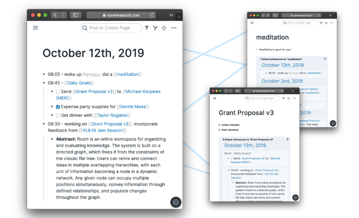 Productivity Apps for Taking Notes - Roam Research
