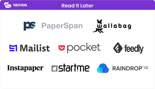 Productivity Tools - Read It Later