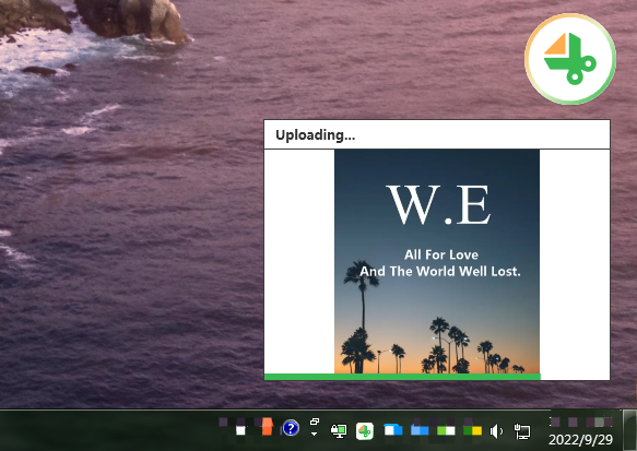 Uploading The Screenshot