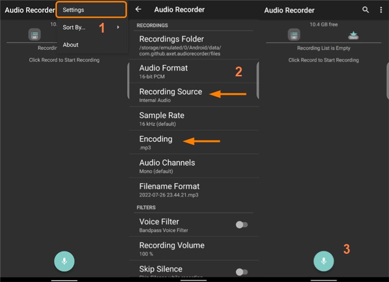 Record YouTube Audio on Android Phone