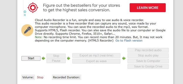 Chrome Audio Capture Tool - Cloud Audio Recorder