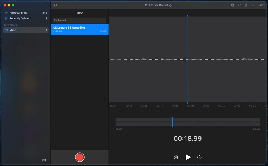 Start Recording Sound