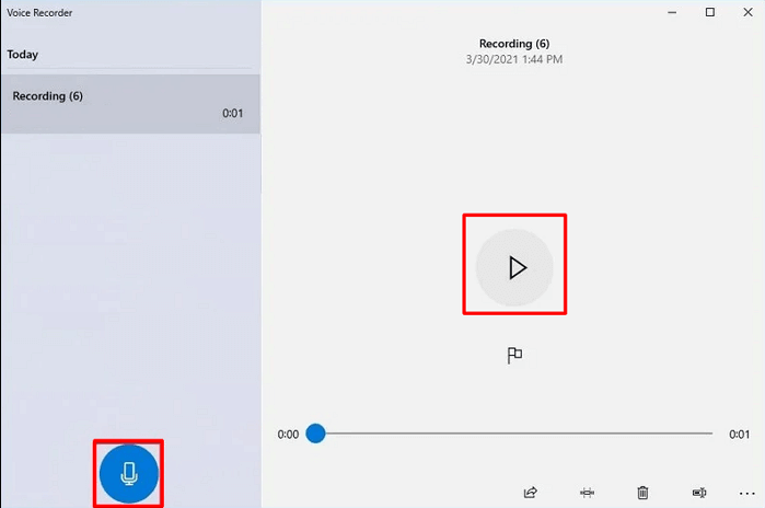 Record Audio with Voice Recorder