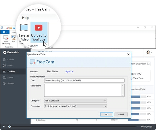 Record Windows Screen with Audio by Free Cam