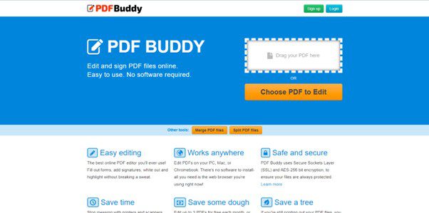PDF Buddy Interface