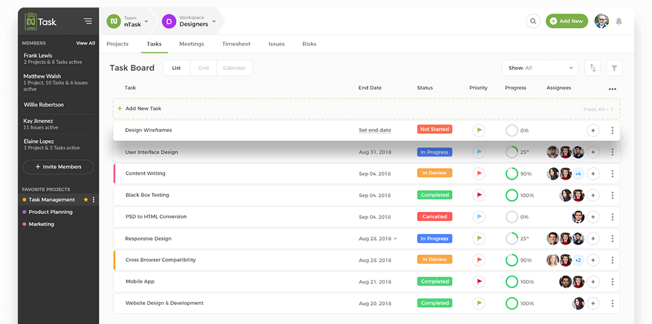 Release Management Tool - nTask