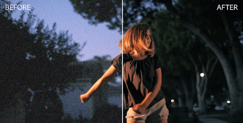 Remove Grain in Video Footage