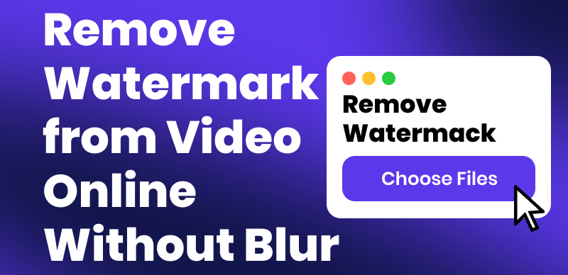 Remove Watermark from Video without BlurRemove Watermark from Video without Blur