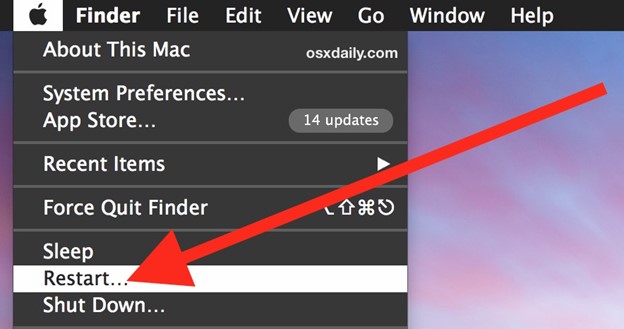 Restart Your Mac