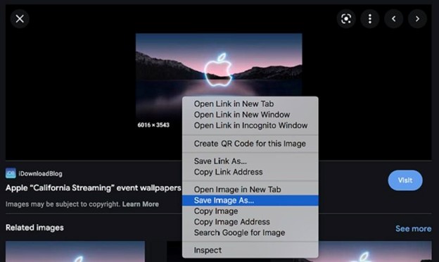 Save Images from Google on Mac