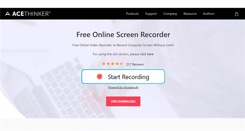 Make Screen Recording for Training Online via AceThinker