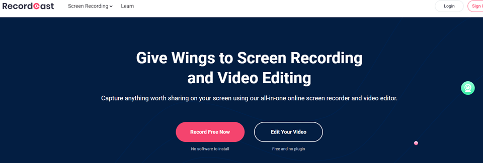 Recordcast Interface