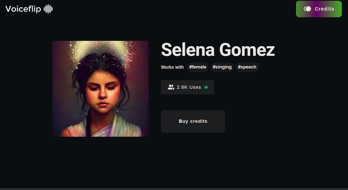 Selena Gomez Voice Changer - Voiceflip.Ai