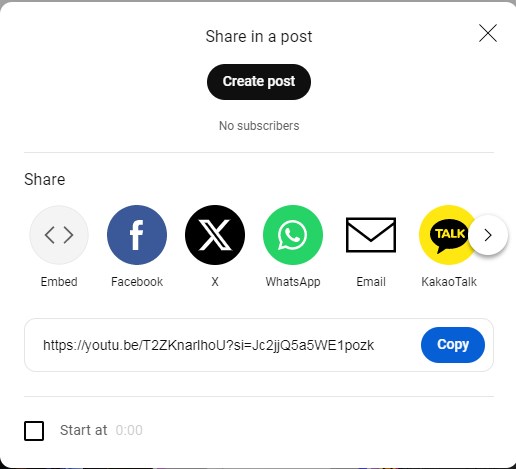share your videos on social media 