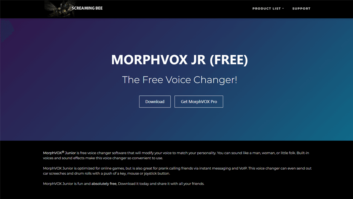 South Park Voice Changer - MorphVOX Junior
