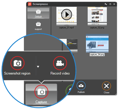 Sreenpresso Interface