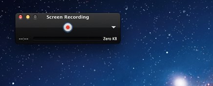 Start Recording on Quicktime Player
