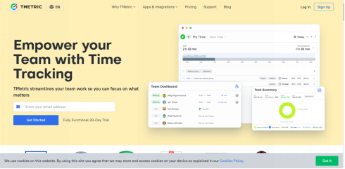 Best Time Management Tool - Tmetric 