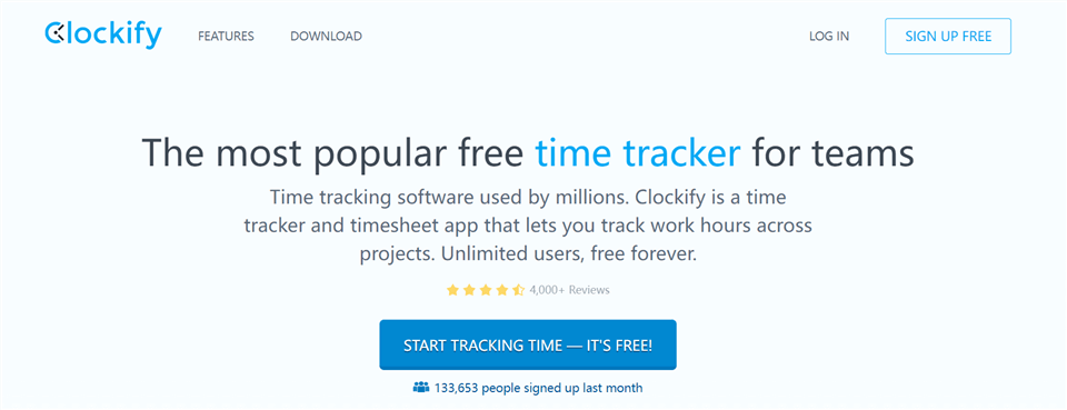 Best Time Tracking Software - Clockify