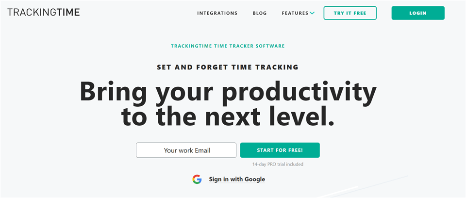 Best Time Tracking Software - TrackingTime