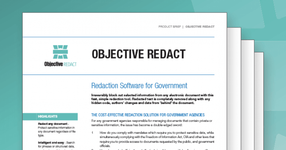 Objective Redact