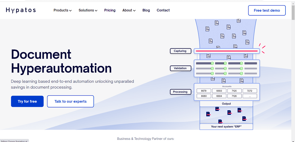 Hypatos Interface