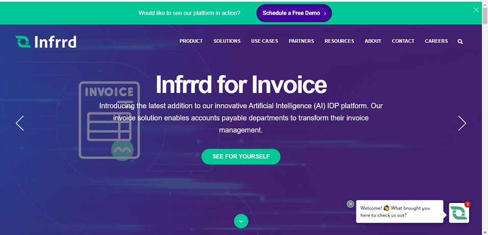 Infrrd Interface