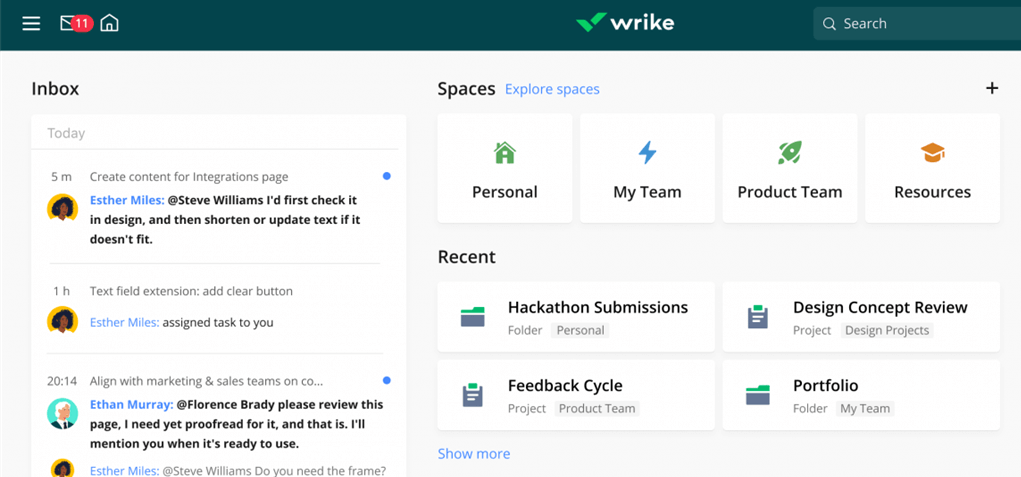Team Management Software - Wrike