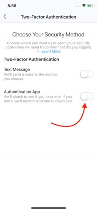 Turn On Two Factor Authentication