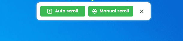 Two Scroll Options