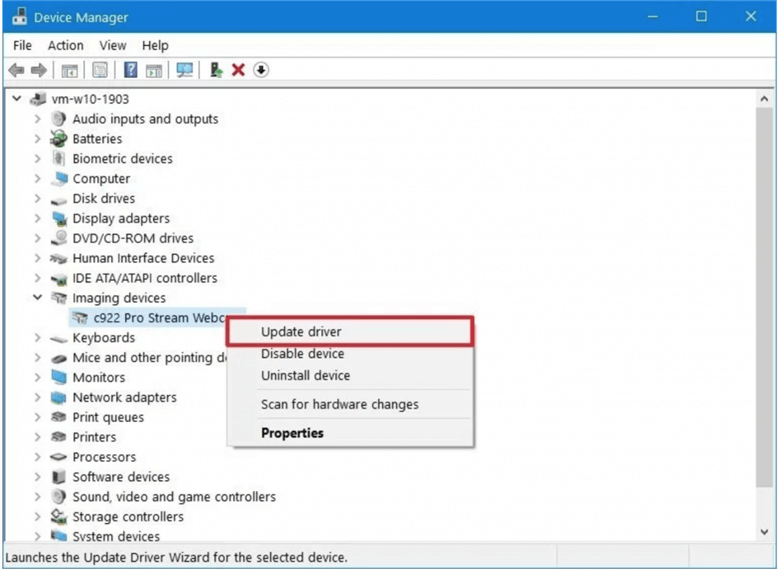 Update Your Computer's Camera Drivers