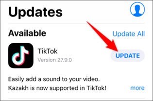 Update TikTok