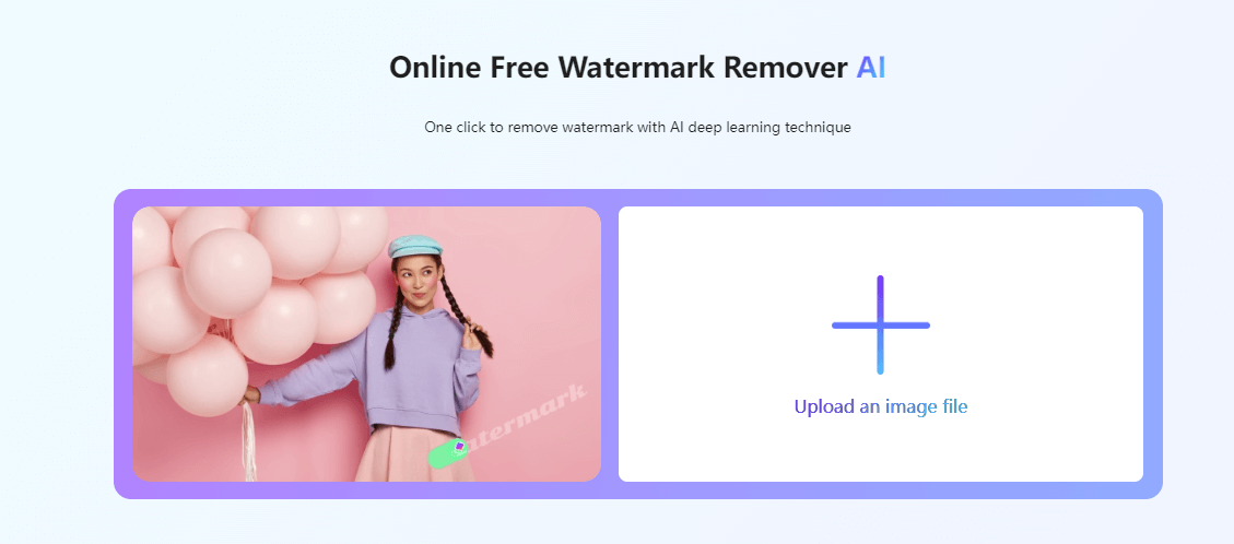 Upload an Image with Adobe Stock Watermark from Your Computer