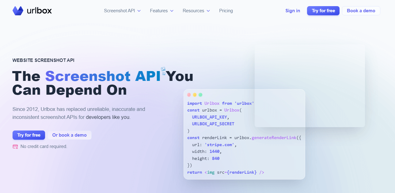 Capture Twitter Screen with Urlbox
