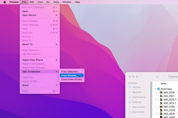 Use Preview to Screenshot on Mac