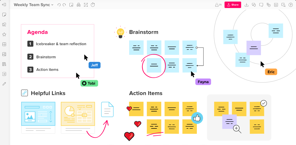 The user Interface of Mural