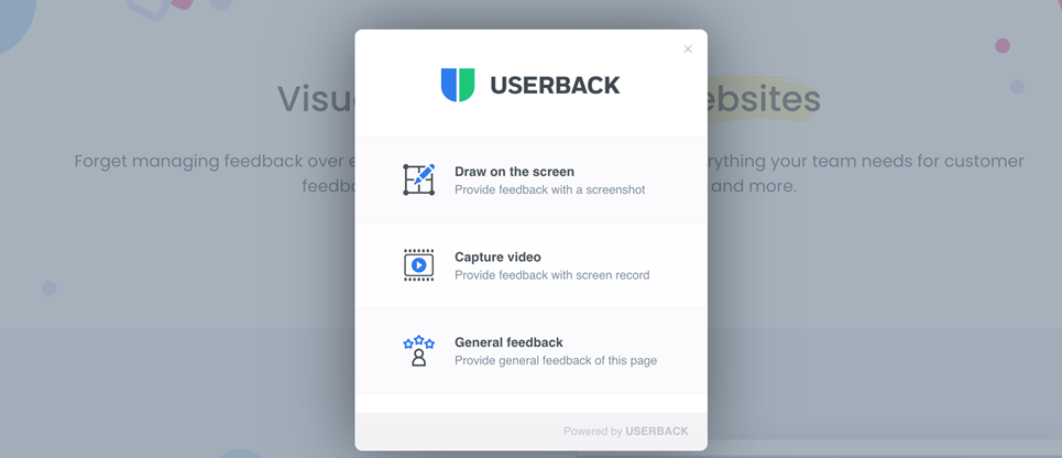 Userback - Put the User Back