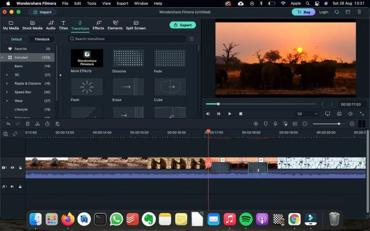 Add "Motion Blur" in the Inspector