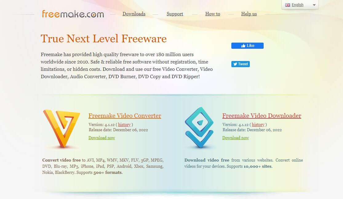 Freemake Interface