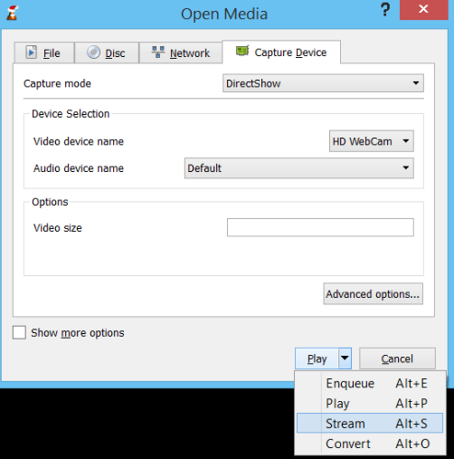 Configure Recording Settings