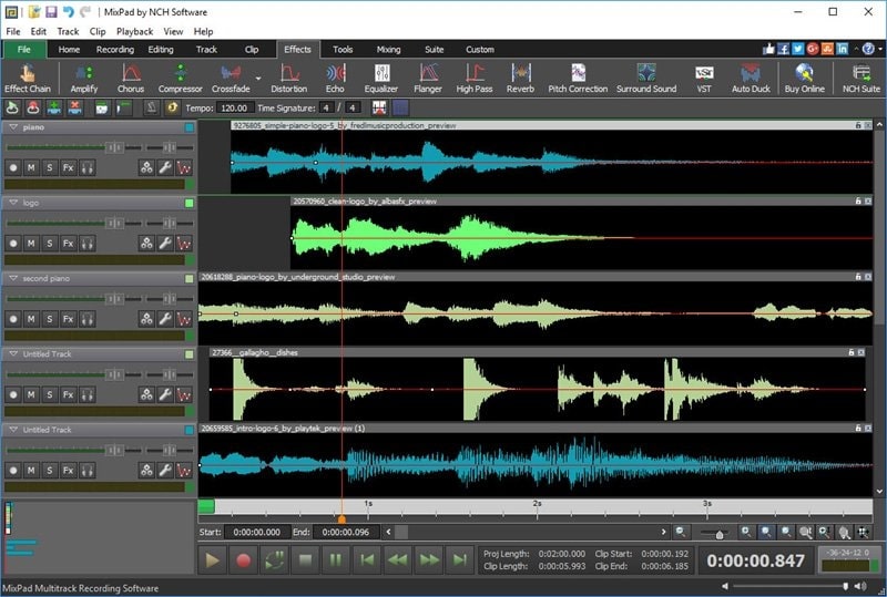 Mixpad Interface