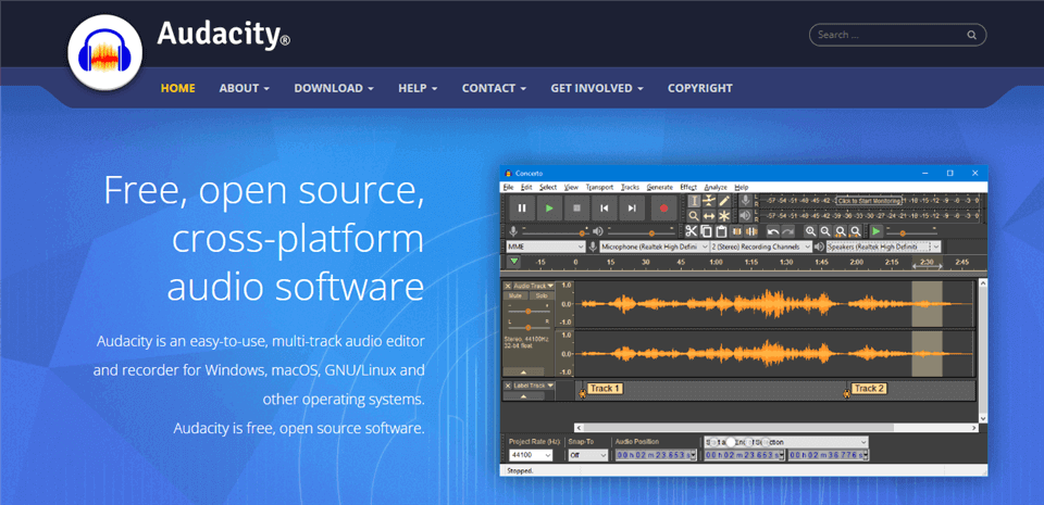 Voice Recorder - Audacity