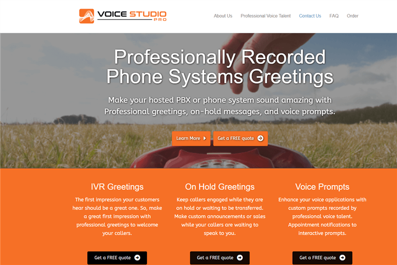 Voicemail Greeting Generator - VoiceStudio Pro