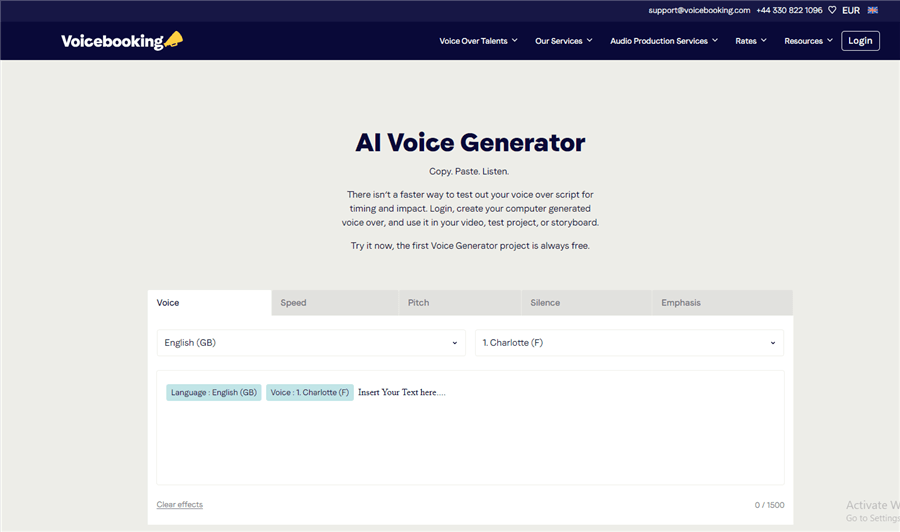 Voicemail Greeting Generator - Voicebooking